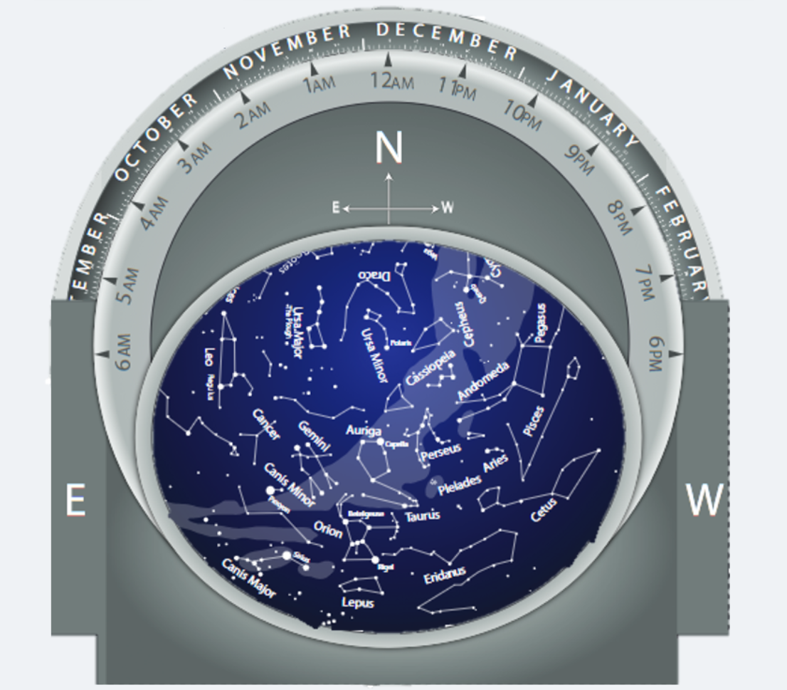 An image of The Schools' Observatory star wheel